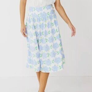 DRAPER JAMES RSVP Printed Midi Skirt Women's Floral - Large